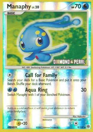 Manaphy (9/130) [Burger King Promos: 2008 Collection] | Jack's On Queen