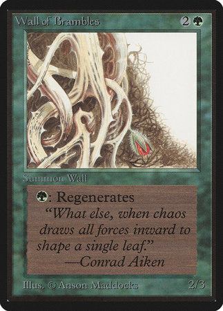 Wall of Brambles [Limited Edition Beta] | Jack's On Queen