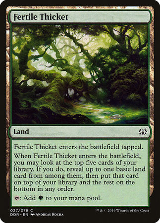 Fertile Thicket [Duel Decks: Nissa vs. Ob Nixilis] | Jack's On Queen