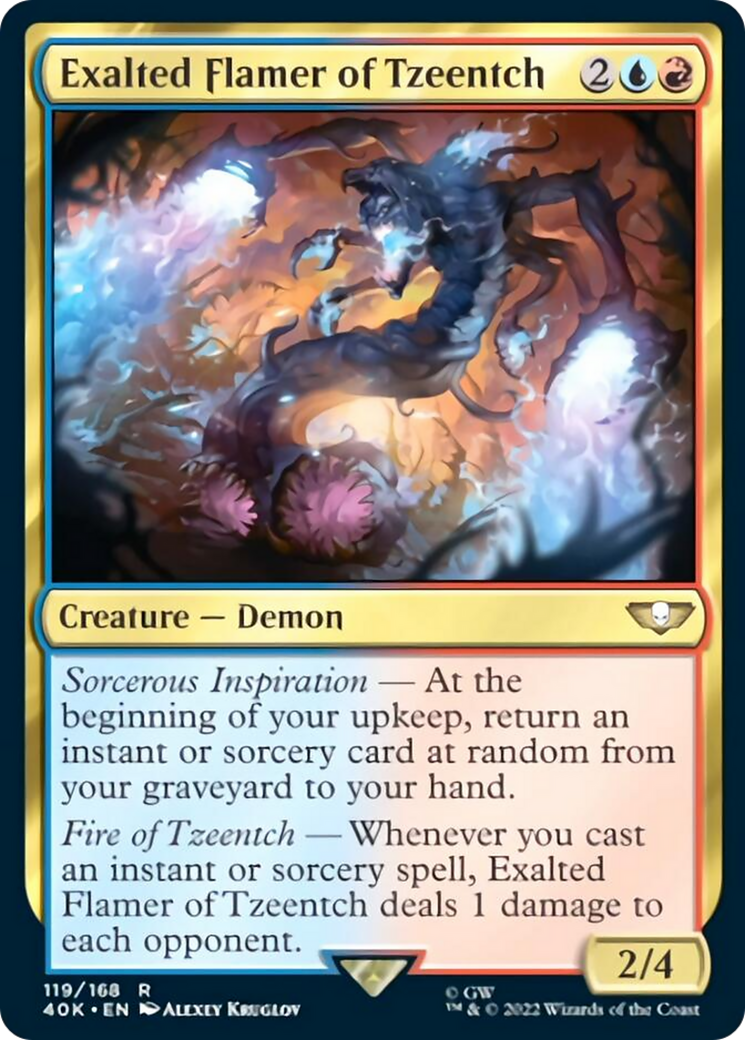 Exalted Flamer of Tzeentch [Universes Beyond: Warhammer 40,000] | Jack's On Queen