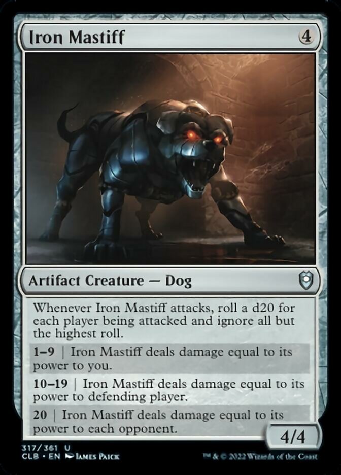 Iron Mastiff [Commander Legends: Battle for Baldur's Gate] | Jack's On Queen