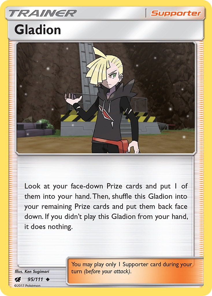 Gladion (95/111) [Sun & Moon: Crimson Invasion] | Jack's On Queen