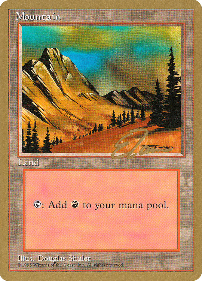 Mountain (et375) (Eric Tam) [Pro Tour Collector Set] | Jack's On Queen