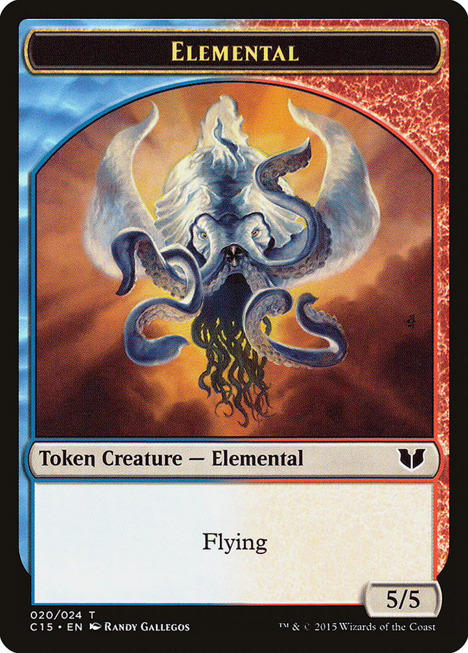 Elemental Token [Commander 2015 Tokens] | Jack's On Queen