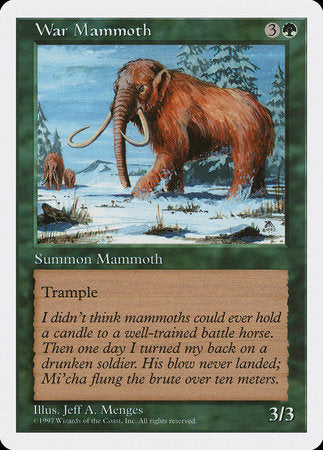 War Mammoth [Fifth Edition] | Jack's On Queen