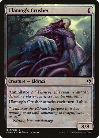 Ulamog's Crusher [Duel Decks: Zendikar vs. Eldrazi] | Jack's On Queen