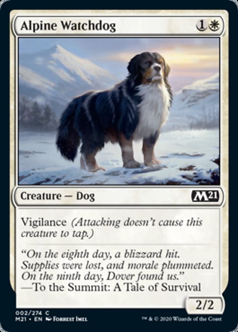 Alpine Watchdog [Core Set 2021] | Jack's On Queen