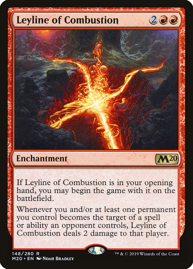 Leyline of Combustion [Core Set 2020] | Jack's On Queen