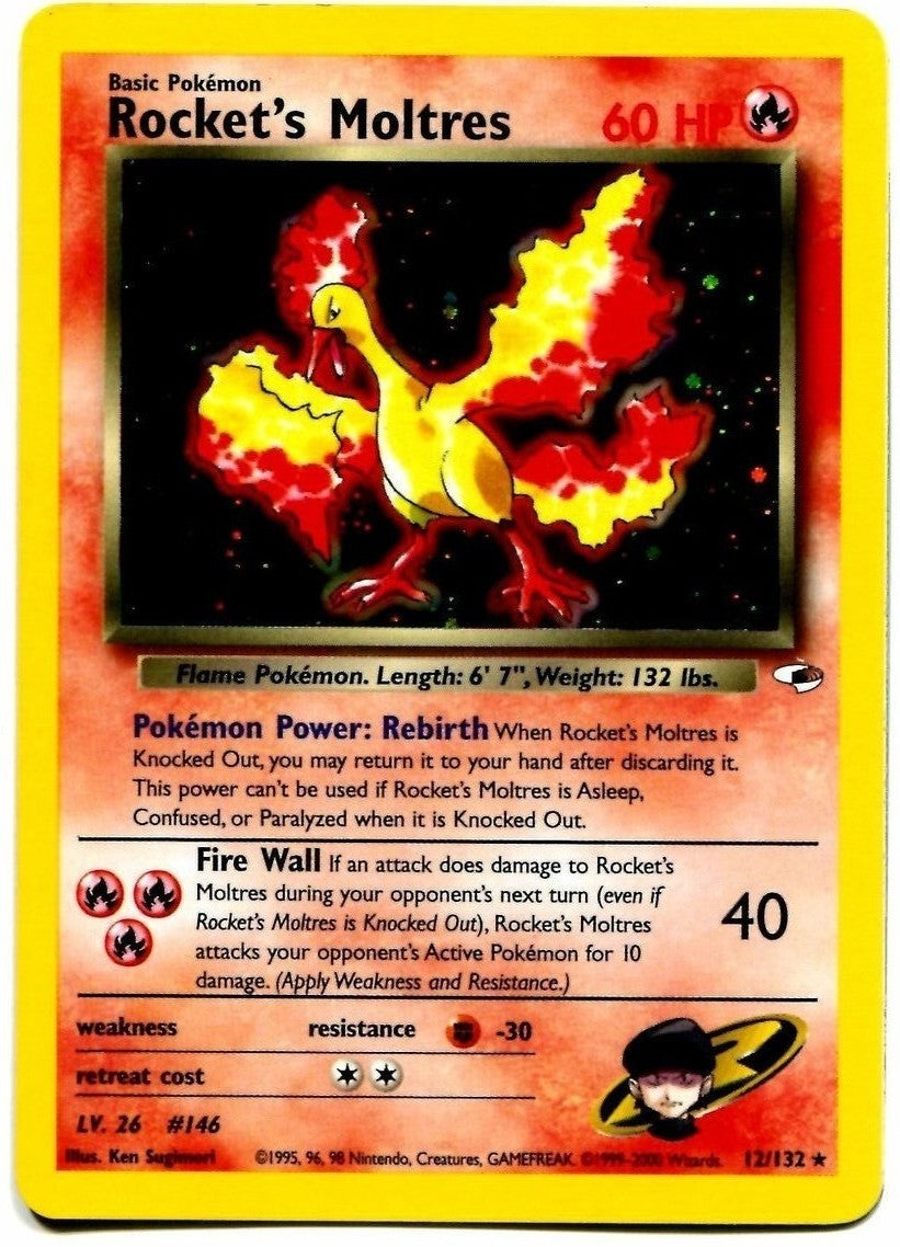 Rocket's Moltres (12/132) [Gym Heroes Unlimited] | Jack's On Queen