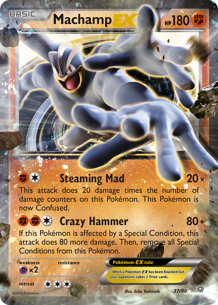 Machamp EX (37/98) [XY: Ancient Origins] | Jack's On Queen