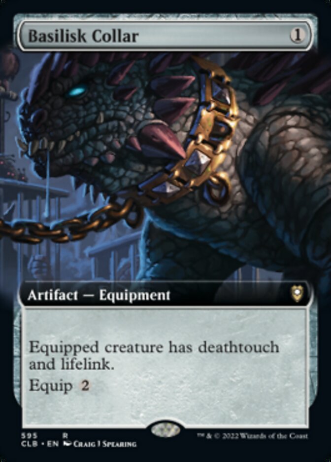 Basilisk Collar (Extended Art) [Commander Legends: Battle for Baldur's Gate] | Jack's On Queen