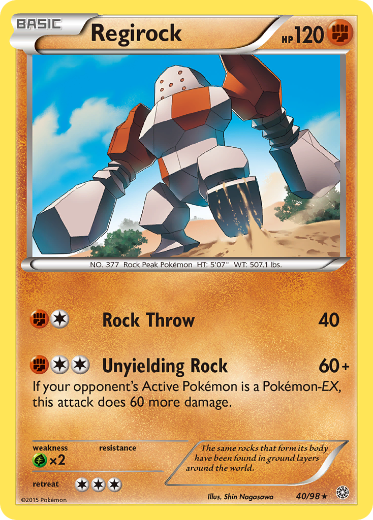 Regirock (40/98) [XY: Ancient Origins] | Jack's On Queen