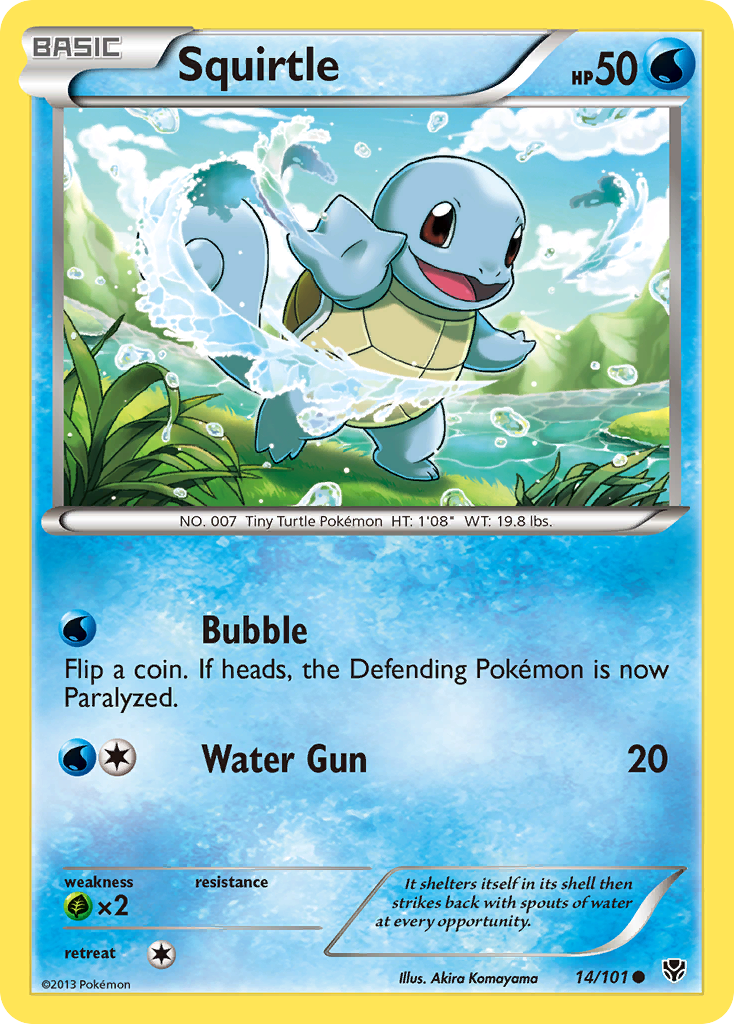 Squirtle (14/101) [Black & White: Plasma Blast] | Jack's On Queen