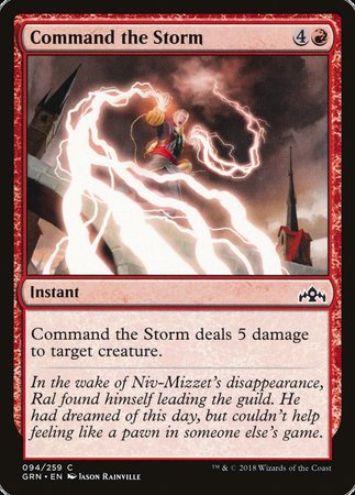 Command the Storm [Guilds of Ravnica] | Jack's On Queen