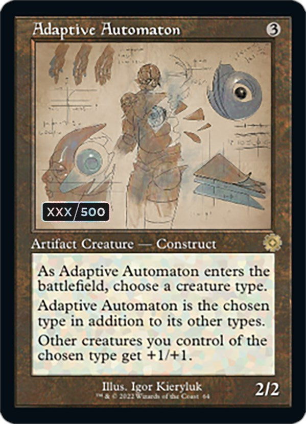 Adaptive Automaton (Retro Schematic) (Serial Numbered) [The Brothers' War Retro Artifacts] | Jack's On Queen