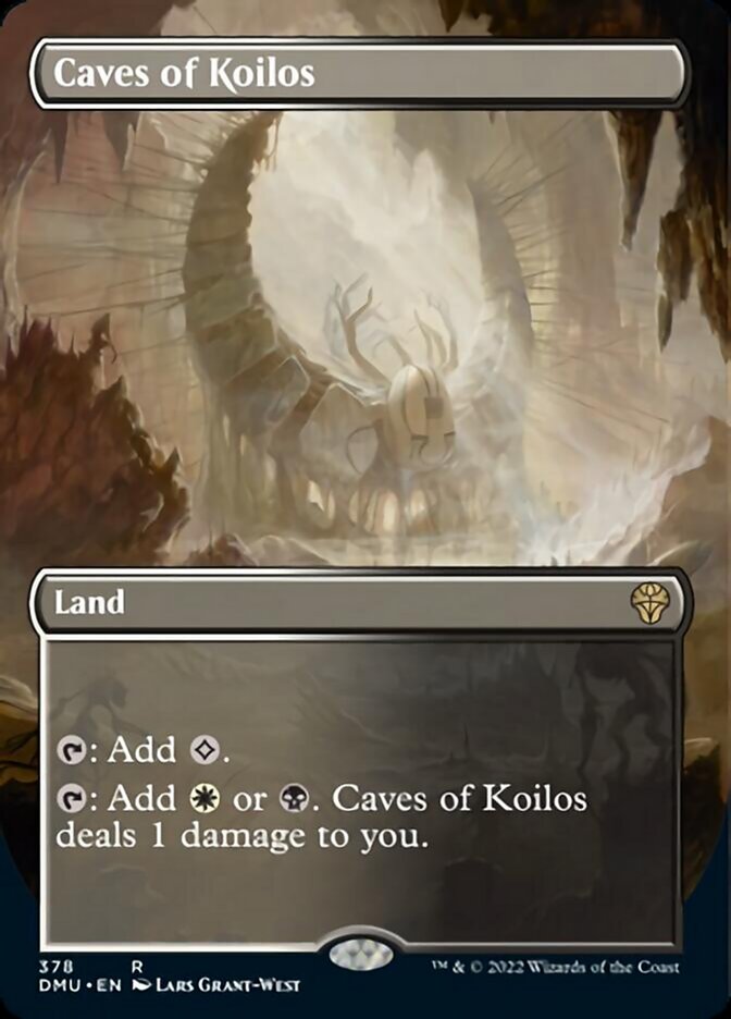 Caves of Koilos (Borderless Alternate Art) [Dominaria United] | Jack's On Queen