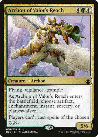 Archon of Valor's Reach [Battlebond] | Jack's On Queen