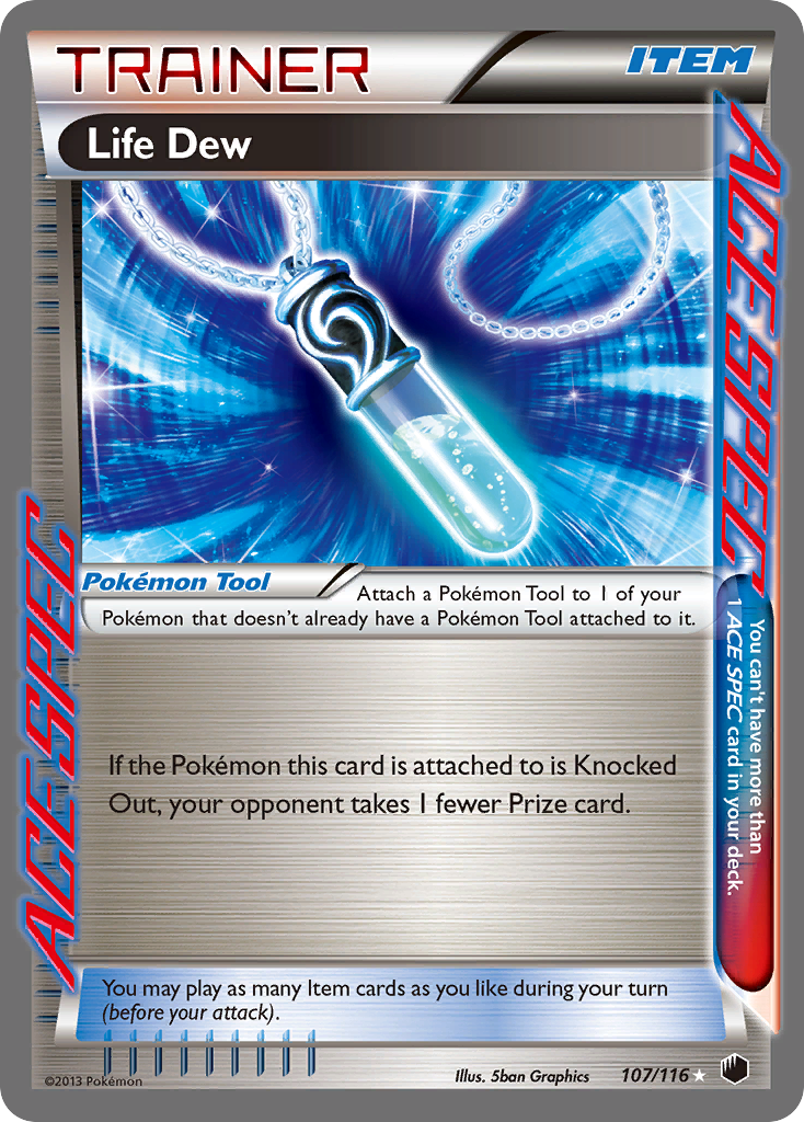 Life Dew (107/116) [Black & White: Plasma Freeze] | Jack's On Queen