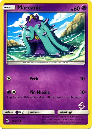 Mareanie (105/214) (Mewtwo Deck) [Battle Academy 2020] | Jack's On Queen