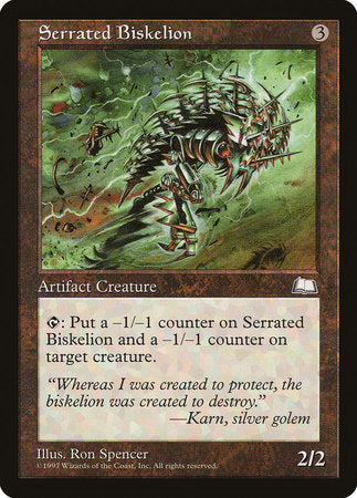 Serrated Biskelion [Weatherlight] | Jack's On Queen