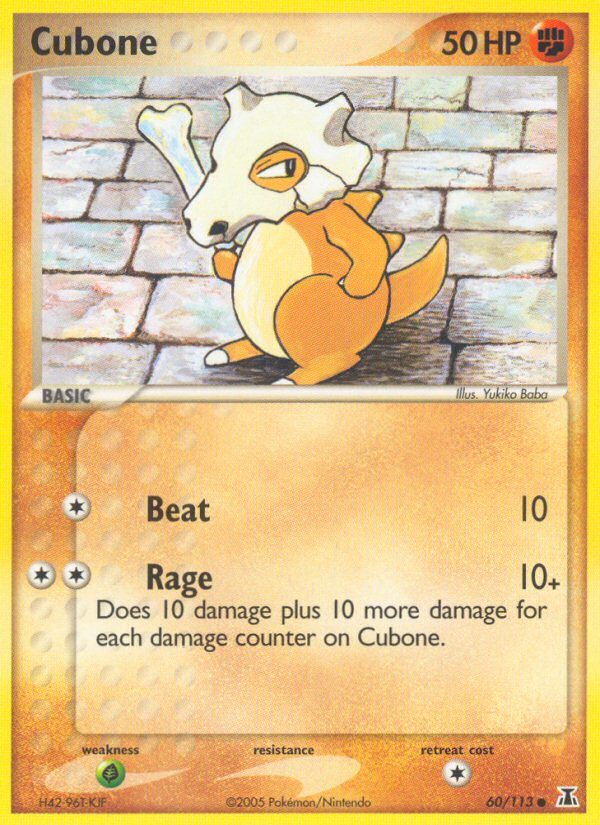 Cubone (60/113) [EX: Delta Species] | Jack's On Queen