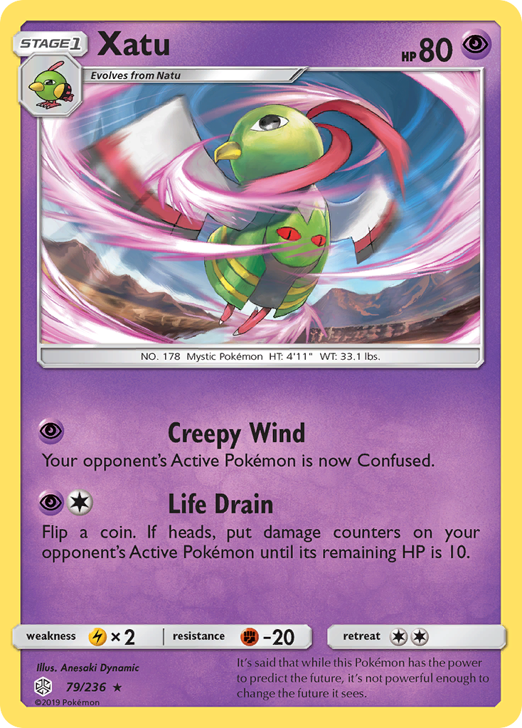 Xatu (79/236) [Sun & Moon: Cosmic Eclipse] | Jack's On Queen