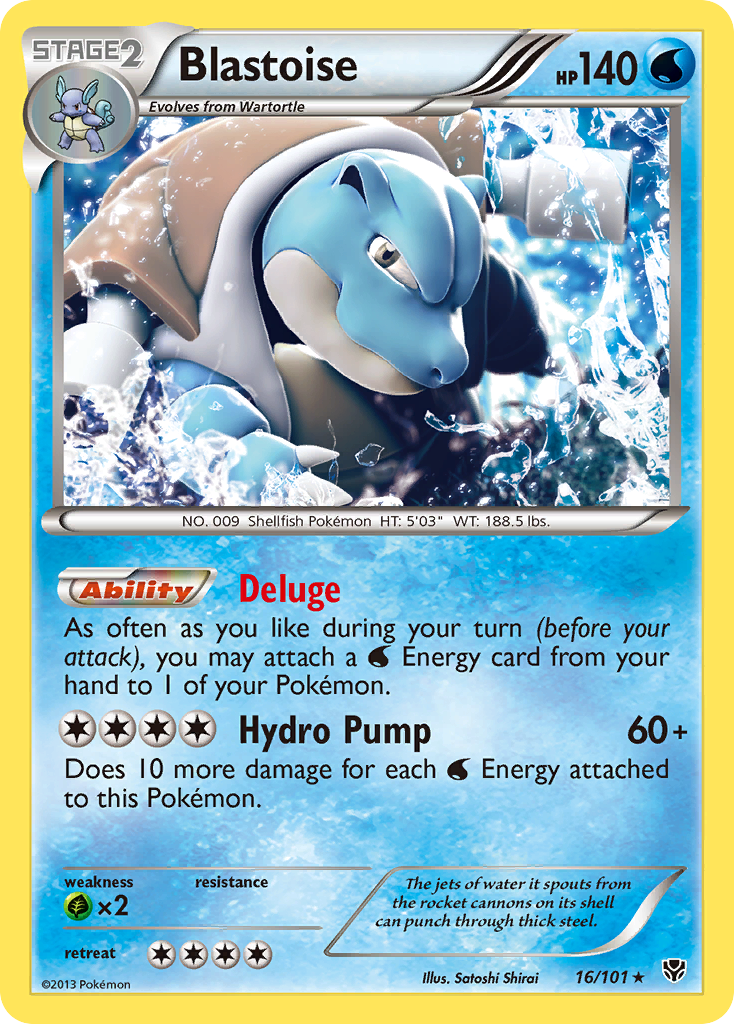 Blastoise (16/101) [Black & White: Plasma Blast] | Jack's On Queen