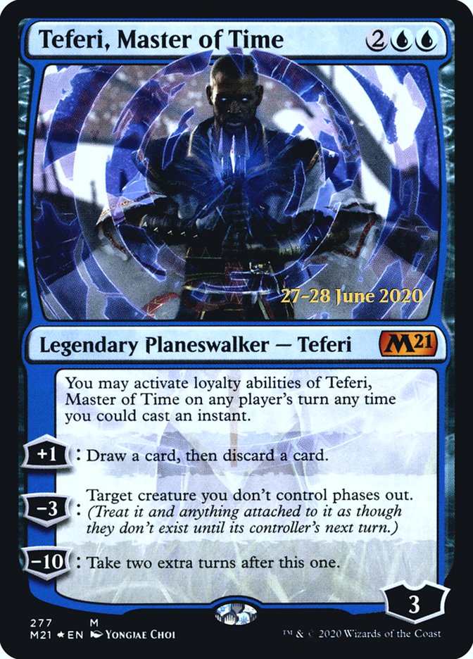 Teferi, Master of Time [Core Set 2021 Prerelease Promos] | Jack's On Queen