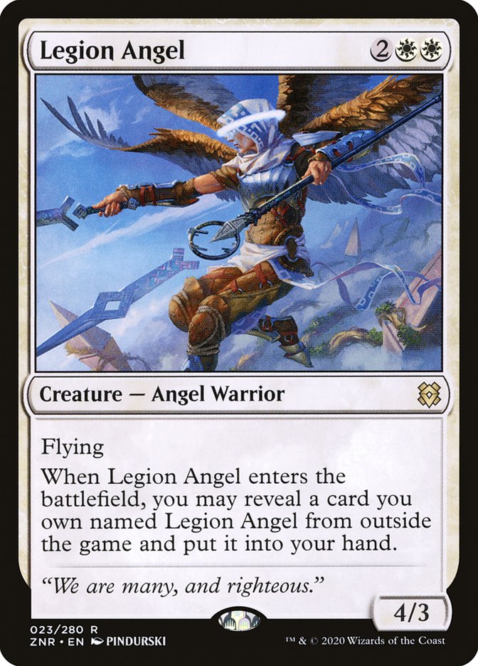 Legion Angel [Zendikar Rising] | Jack's On Queen