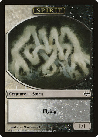 Spirit Token (Black/White) [Eventide Tokens] | Jack's On Queen