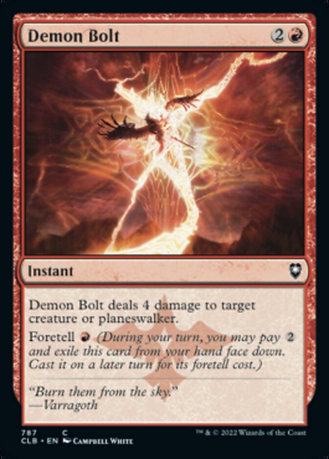 Demon Bolt [Commander Legends: Battle for Baldur's Gate] | Jack's On Queen