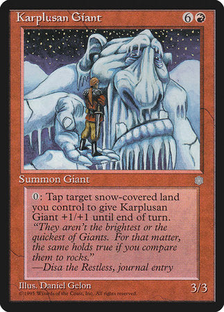 Karplusan Giant [Ice Age] | Jack's On Queen