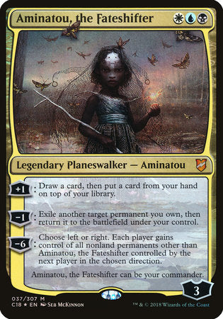 Aminatou, the Fateshifter (Commander 2018) [Commander 2018 Oversized] | Jack's On Queen