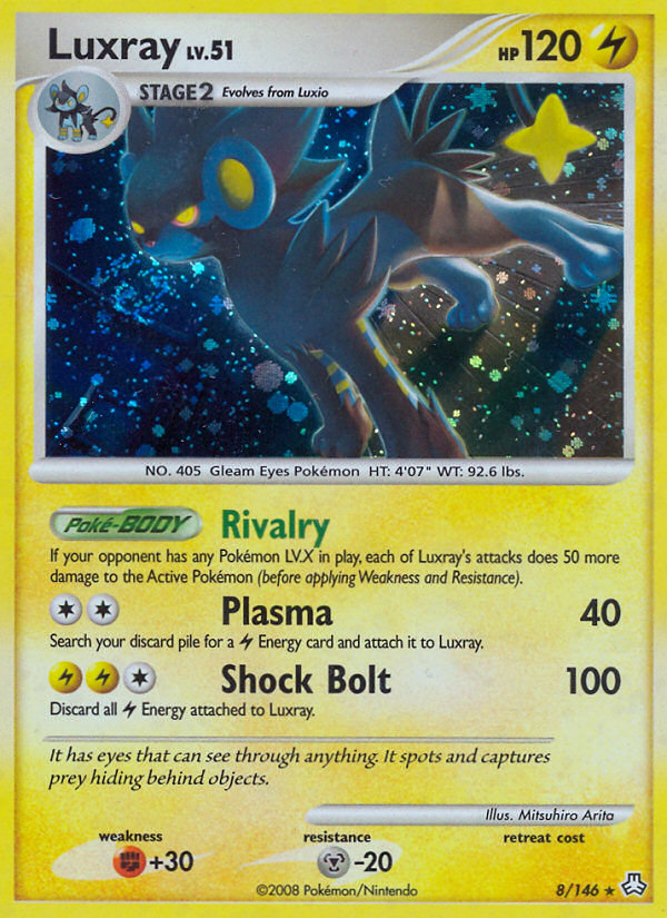Luxray (8/146) [Diamond & Pearl: Legends Awakened] | Jack's On Queen