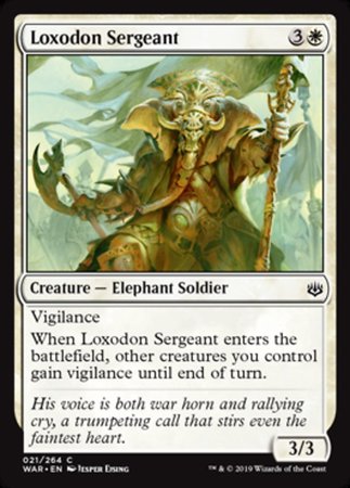 Loxodon Sergeant [War of the Spark] | Jack's On Queen