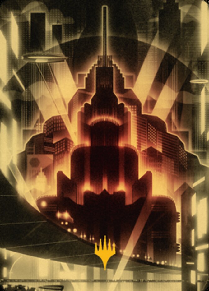 Plains Art Card (Gold-Stamped Signature) [Streets of New Capenna Art Series] | Jack's On Queen
