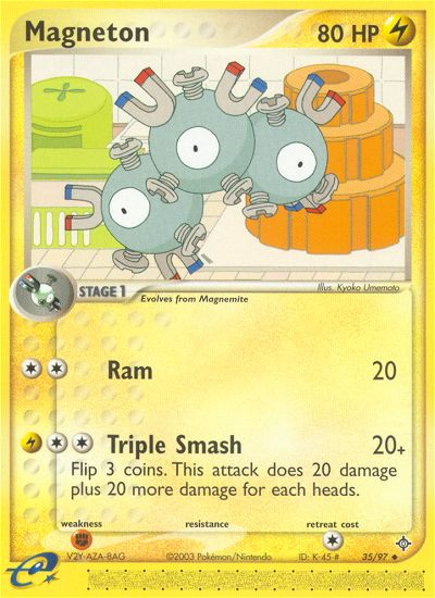 Magneton (35/97) [EX: Dragon] | Jack's On Queen