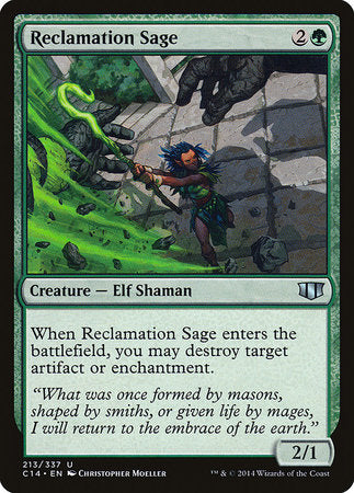 Reclamation Sage [Commander 2014] | Jack's On Queen