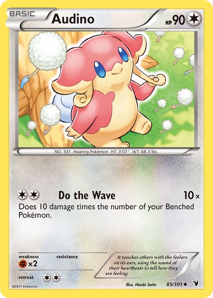 Audino (85/101) [Black & White: Noble Victories] | Jack's On Queen