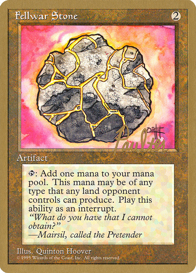 Fellwar Stone (Preston Poulter) [Pro Tour Collector Set] | Jack's On Queen