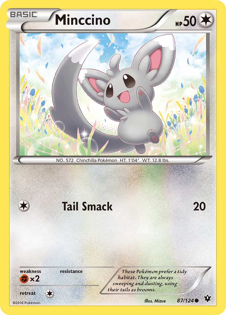 Minccino (87/124) [XY: Fates Collide] | Jack's On Queen