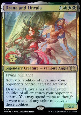 Drana and Linvala [March of the Machine Prerelease Promos] | Jack's On Queen