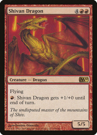 Shivan Dragon [Magic 2010] | Jack's On Queen