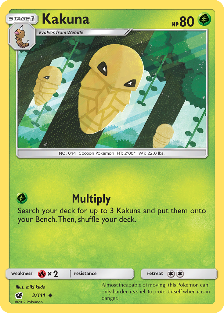 Kakuna (2/111) [Sun & Moon: Crimson Invasion] | Jack's On Queen