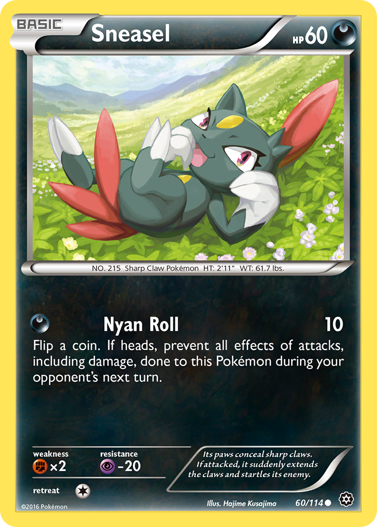 Sneasel (60/114) [XY: Steam Siege] | Jack's On Queen