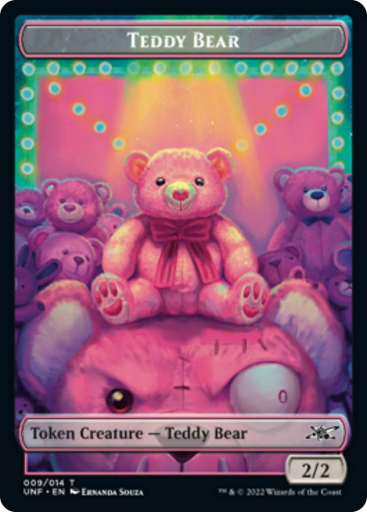 Teddy Bear // Storm Crow Double-sided Token [Unfinity Tokens] | Jack's On Queen