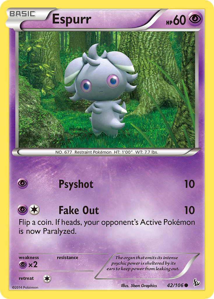 Espurr (42/106) [XY: Flashfire] | Jack's On Queen