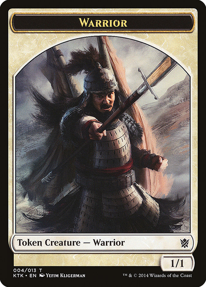 Warrior (004/013) [Khans of Tarkir Tokens] | Jack's On Queen