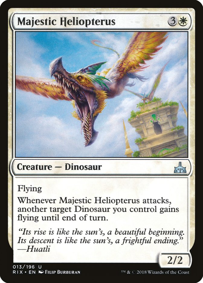 Majestic Heliopterus [Rivals of Ixalan] | Jack's On Queen