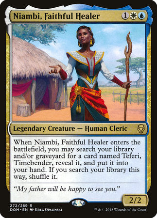 Niambi, Faithful Healer [Dominaria] | Jack's On Queen